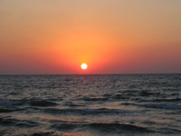 Sunset Over the Mediterranean