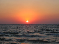 Sunset Over the Mediterranean Sunset Over the Mediterranean